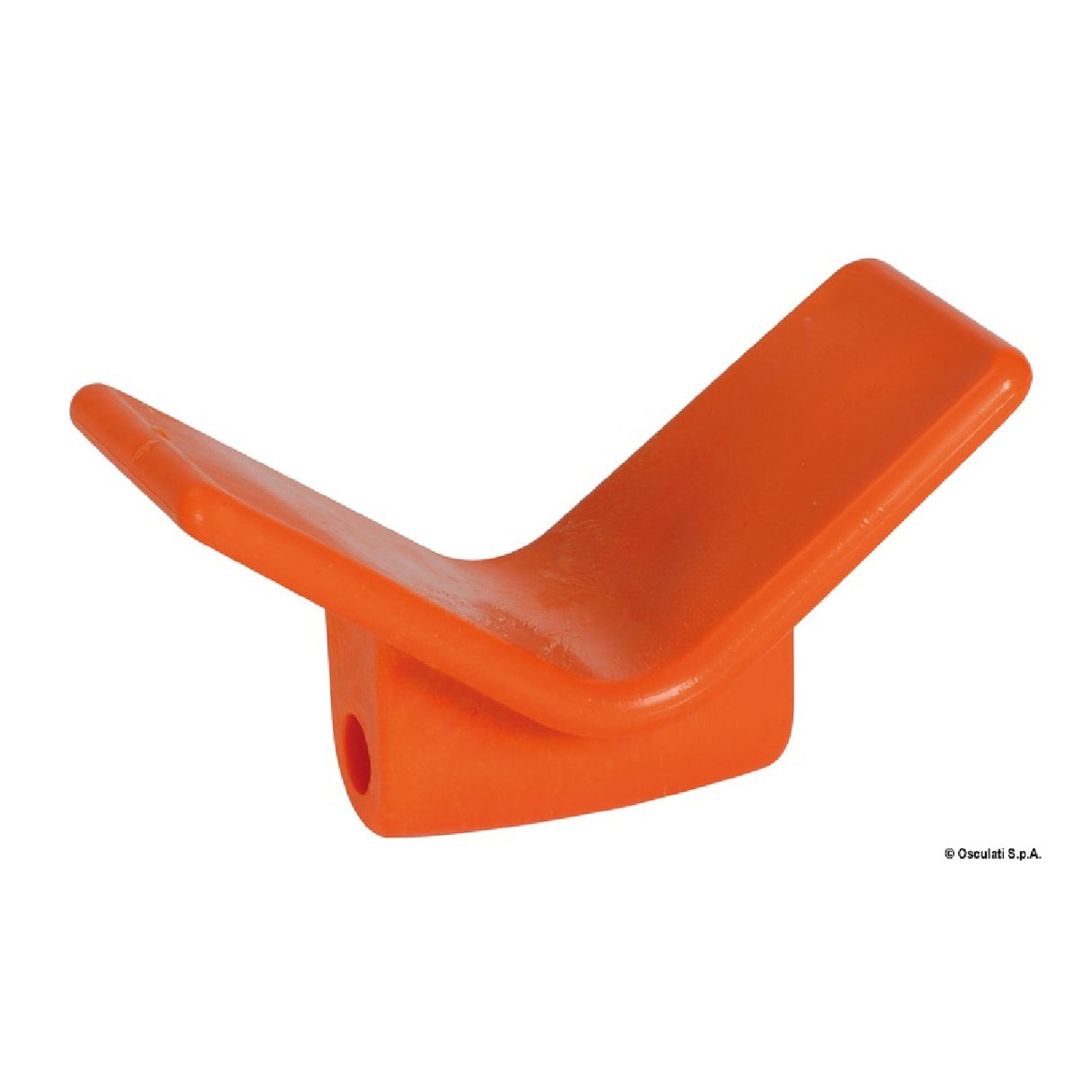 Tope de arco Osculati para rodillo de remolque, naranja, de poliuretano, 105 x 67 x 124 mm 02.029.81