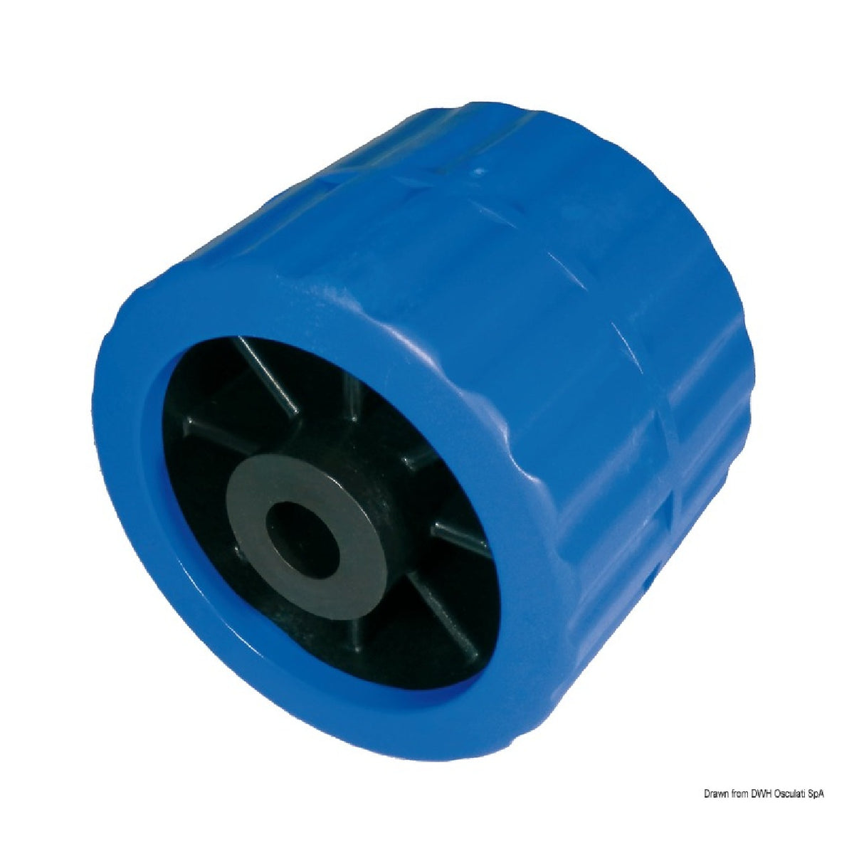 Osculati Rullo rimorchio laterale blu diametro foro 15 mm 02.031.11 - AmerigoStore