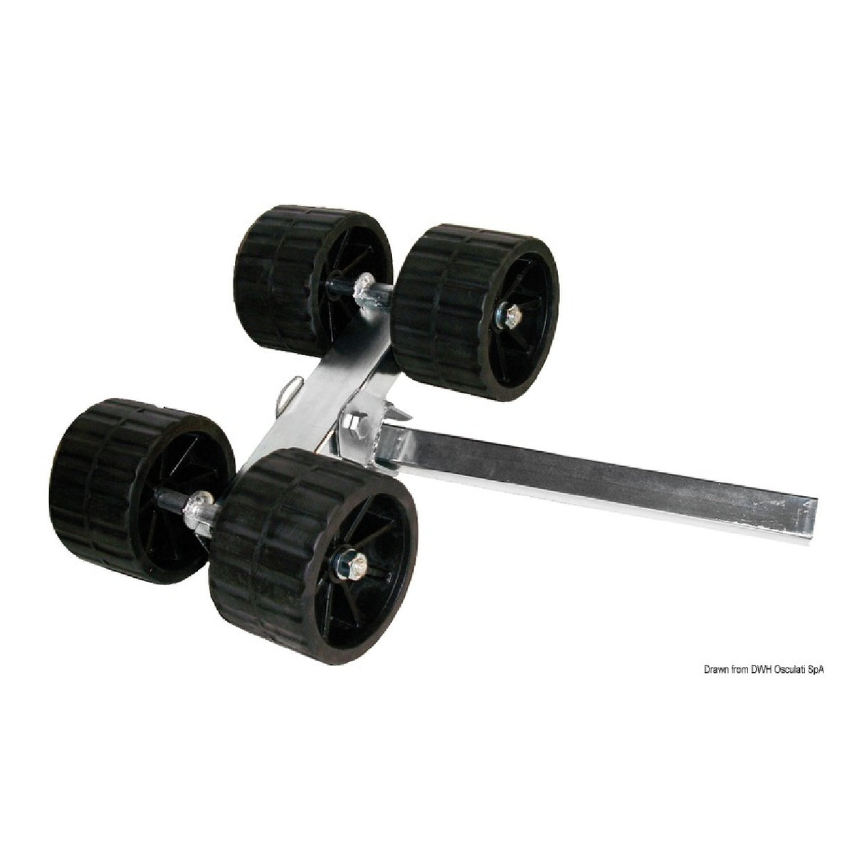 Osculati Tilting trailer roller 4 Straight trailer rollers 40 mm 02.031.40