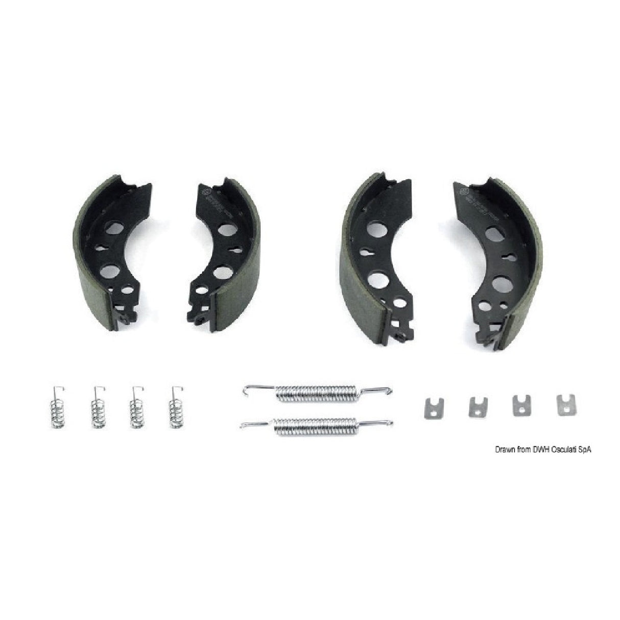 Kit de freno Osculati para carros de remolque y remolques 02.035.02