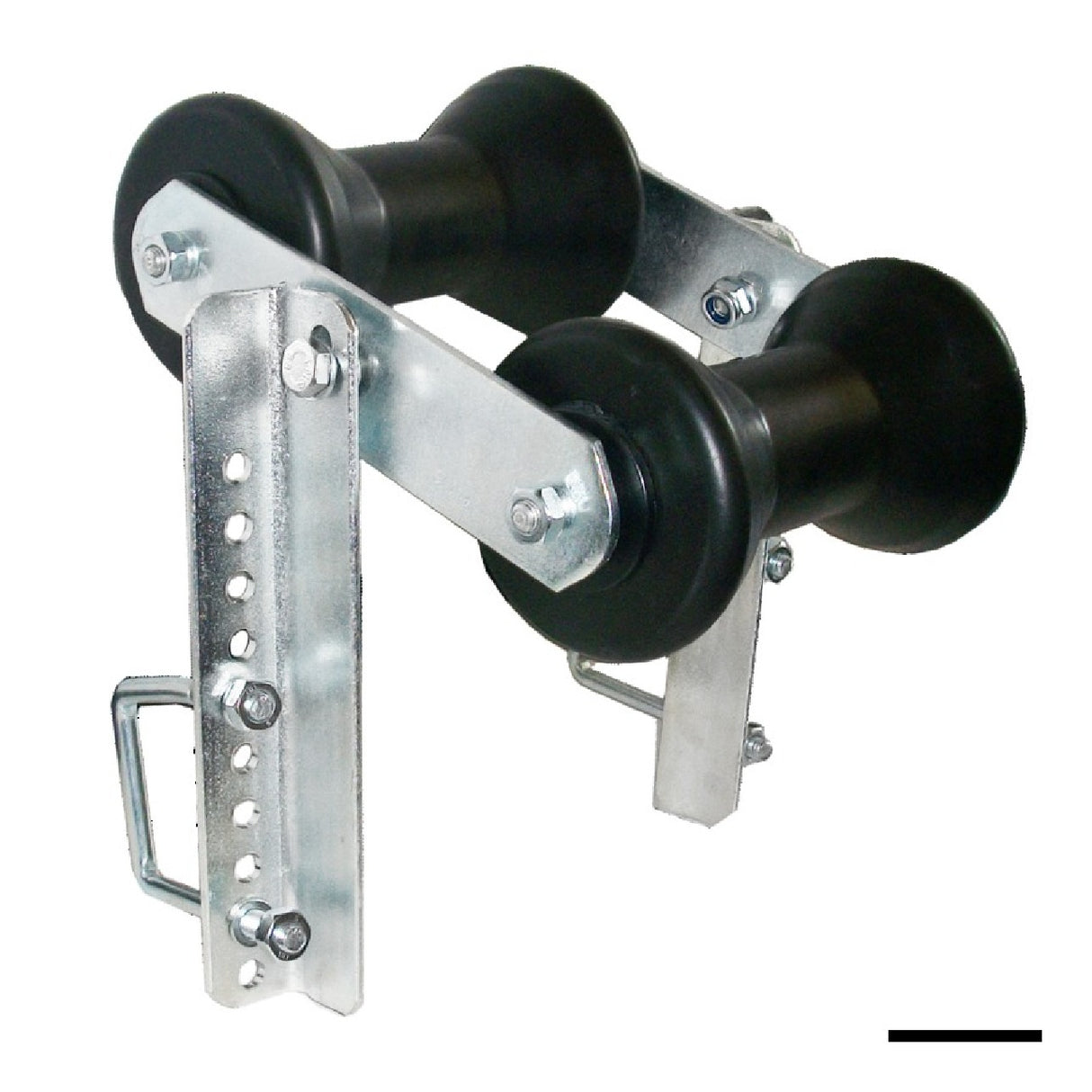 Osculati Reinforced single central roller with brackets 02.040.73