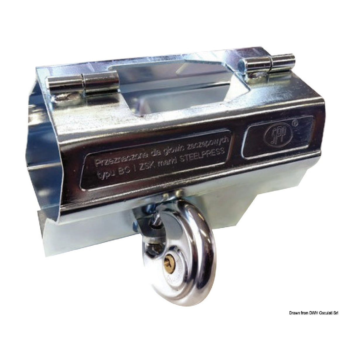 Dispositivo antirrobo Osculati para remolques de embarcaciones 02.057.16