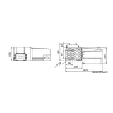 Comeup Industries Arganello elettrico 1134 Kg 600W 12V