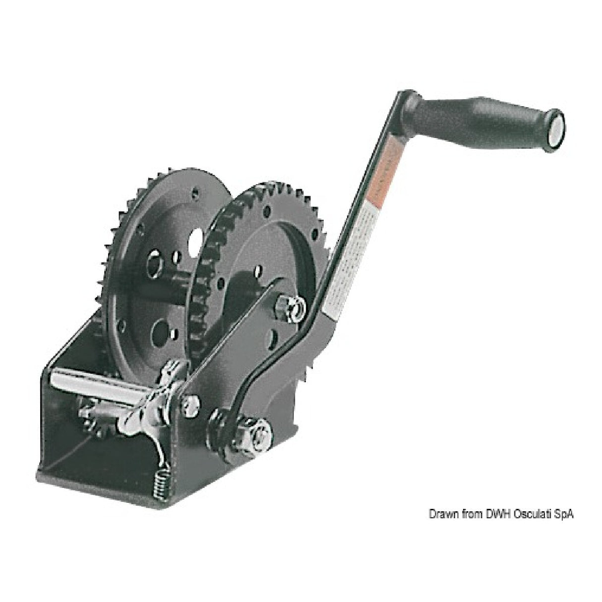 Cabrestante Osculati SPX de doble accionamiento máx. 723 kg 02.160.00