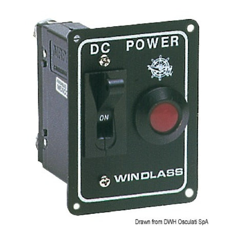 Osculati Pannello di comando per verricelli o eliche di prua con interruttore di sicurezza 02.340.00