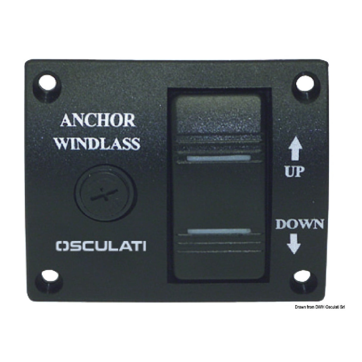 Osculati Pannello di comando per verricelli ritorno a molla/bascula 02.341.00