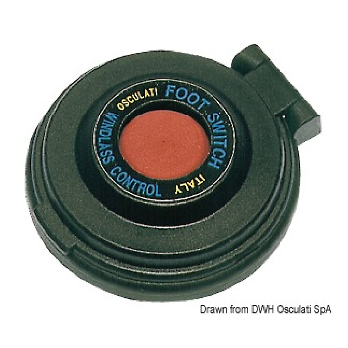 Osculati Pulsantiera a pedale per comando elettrico salpa ancore 02.342.01