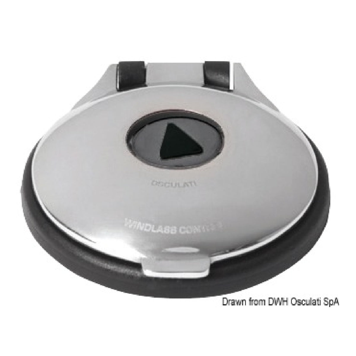 Osculati Pulsantiera a pedale per comando elettrico salpa ancore con cover inox 02.344.01