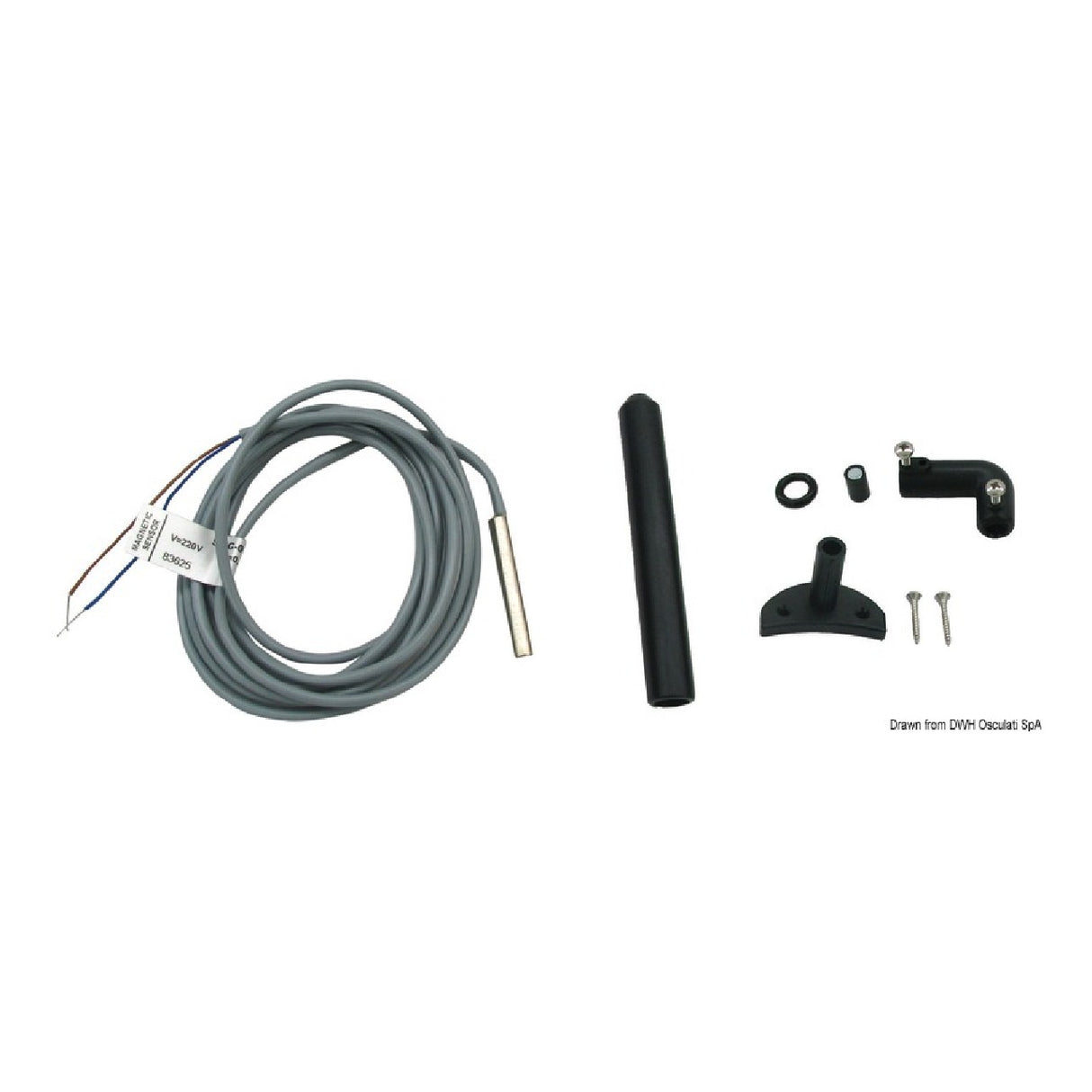 MZ Electronic Kit magnete da inserire nel barbotin del verricello