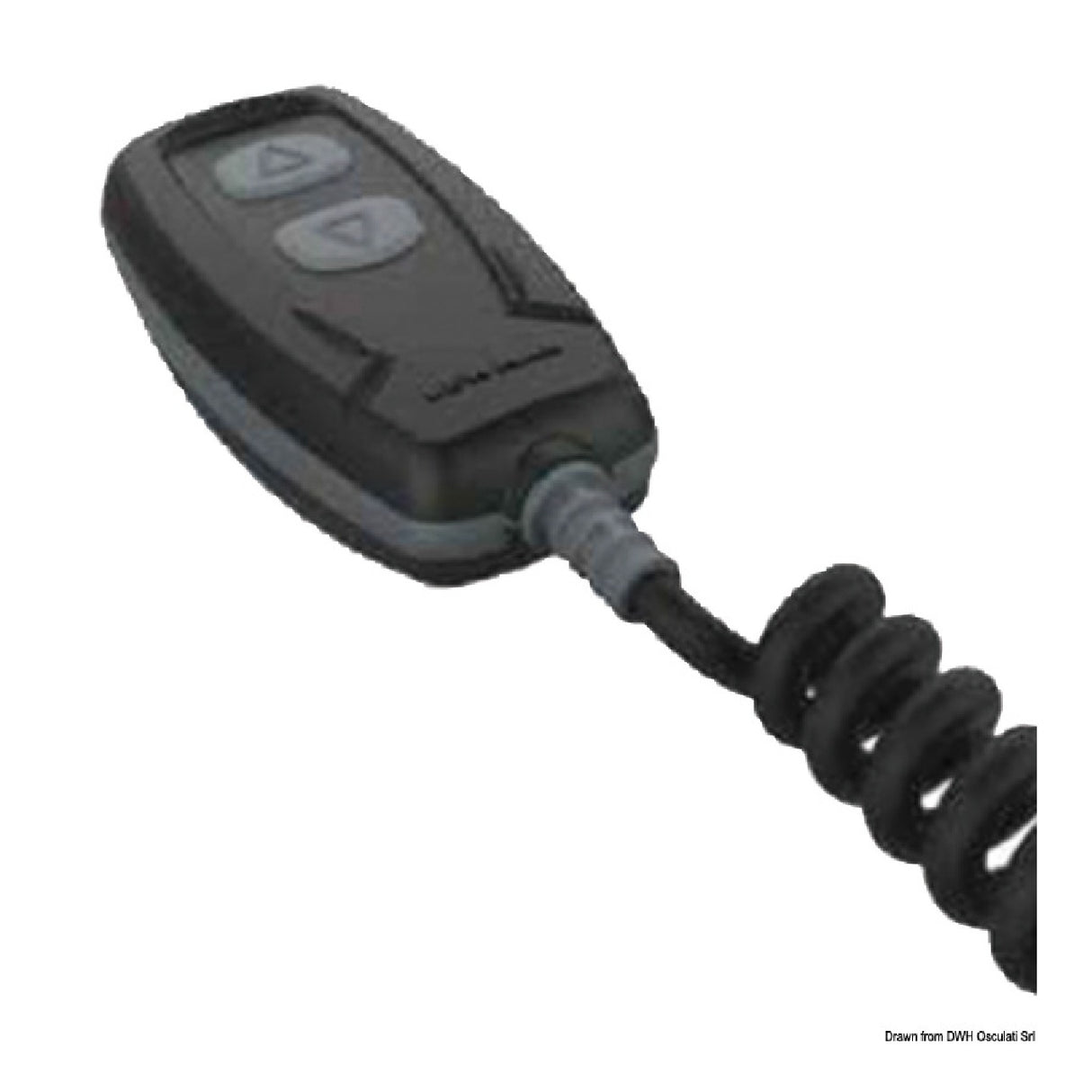 Lewmar Zwei-Tasten-Handbedienung mit ausziehbarem Kabel und kabelgebundener Ankerwindenfernbedienung