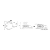 Lewmar Kit verricello VX2+ basso (1000 W) 12 Volt