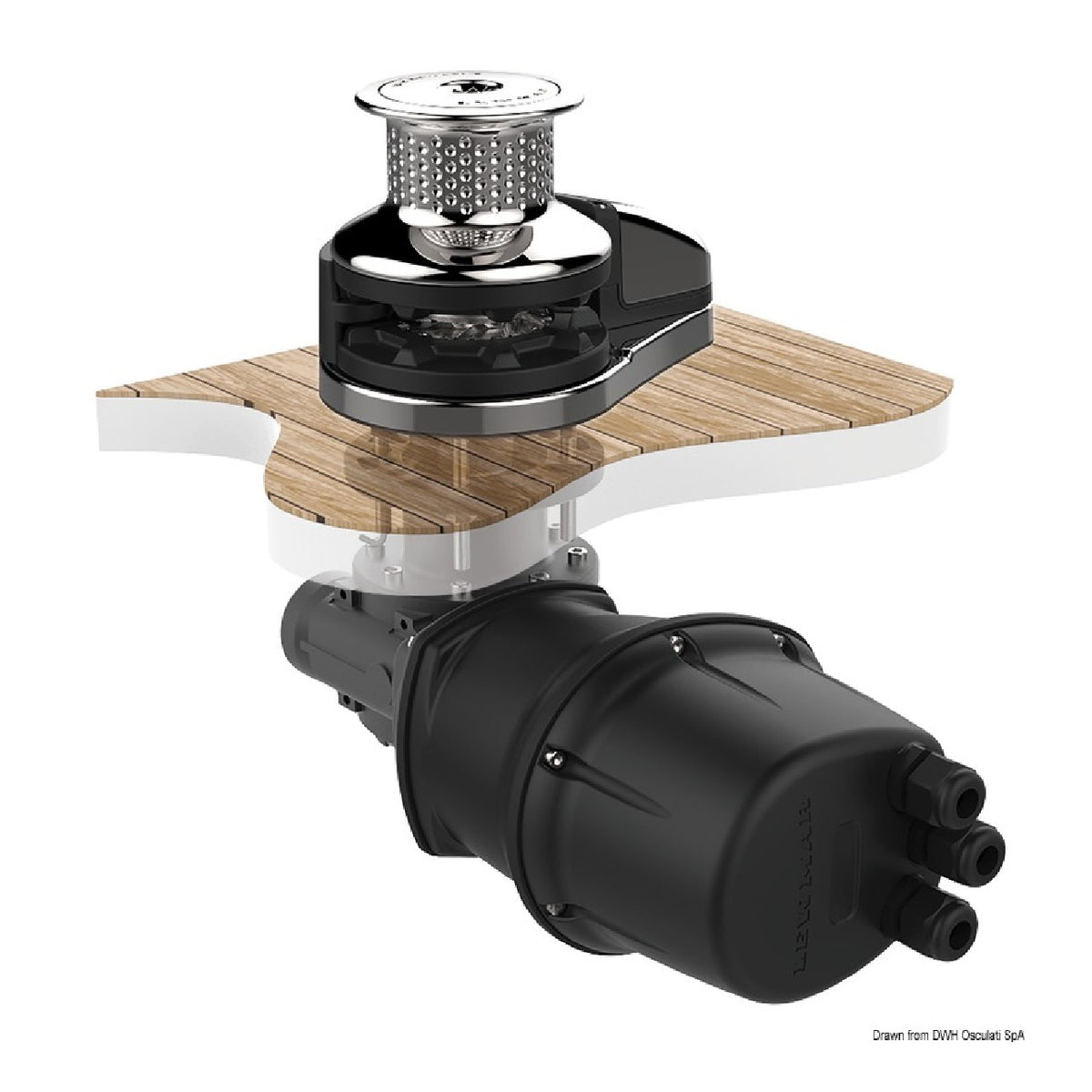Lewmar VX3 Hochseilwinde (1500 W) 12 Volt