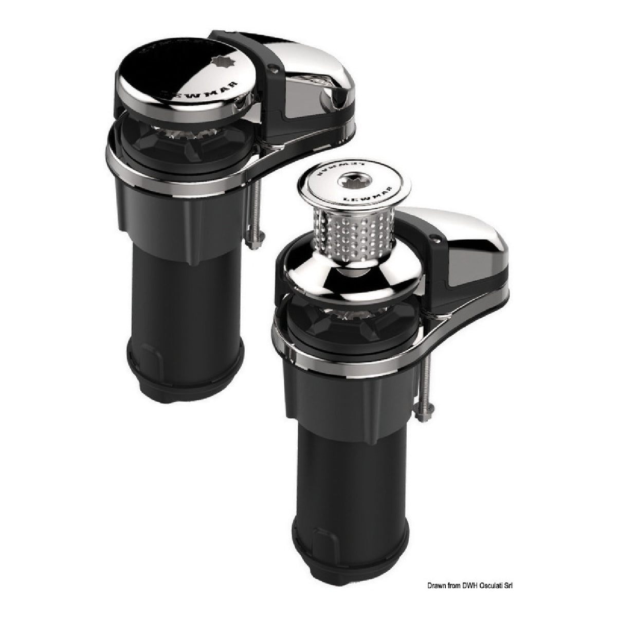 Kit de cabrestante Lewmar VX1L de baja/alta potencia (700 W) 12 voltios