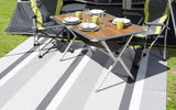 Colchoneta de camping Brunner Kinetic 500 para autocaravanas y caravanas, 250 x 500 cm, gris