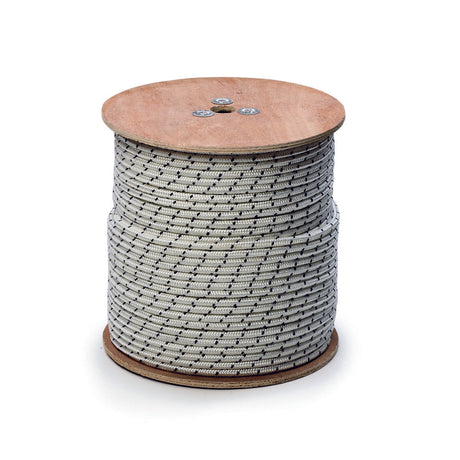 Trem Black and white polyester braided anchor line