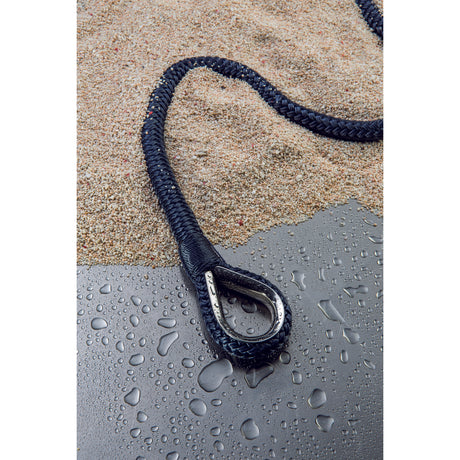 Trem Hochfeste Doppelgeflecht Blaue Gespleißte Festmacherleinen