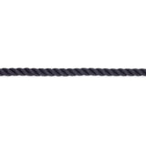 Trem Cima in poliestere alta tenacita ritorto 3 capi nero