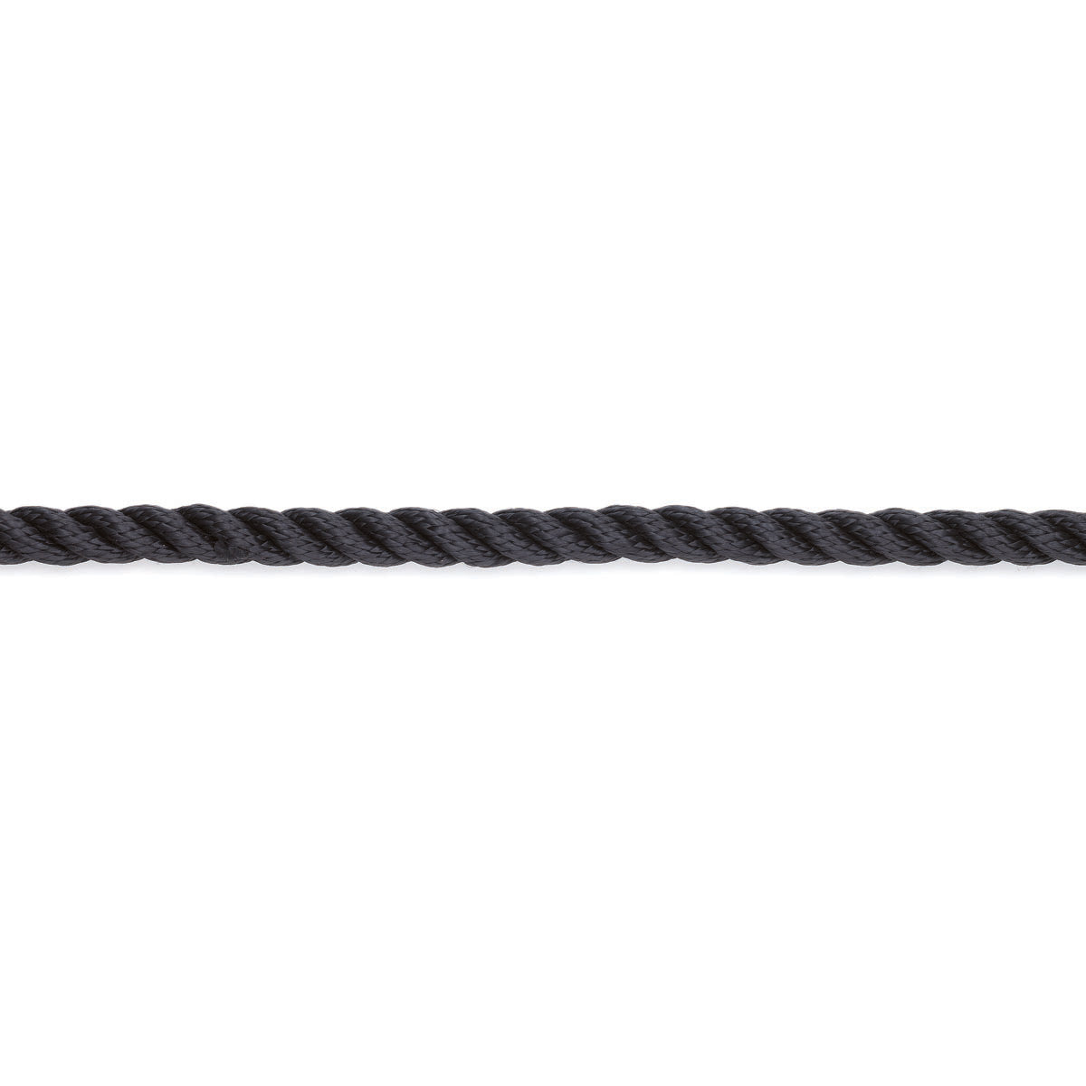 Trem Cima aus hochfestem, dreisträngig verdrilltem Polyester, schwarz