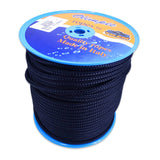 Trem Doppia treccia colore blu Navy Moor Line diametro 8 mm - 150 MT