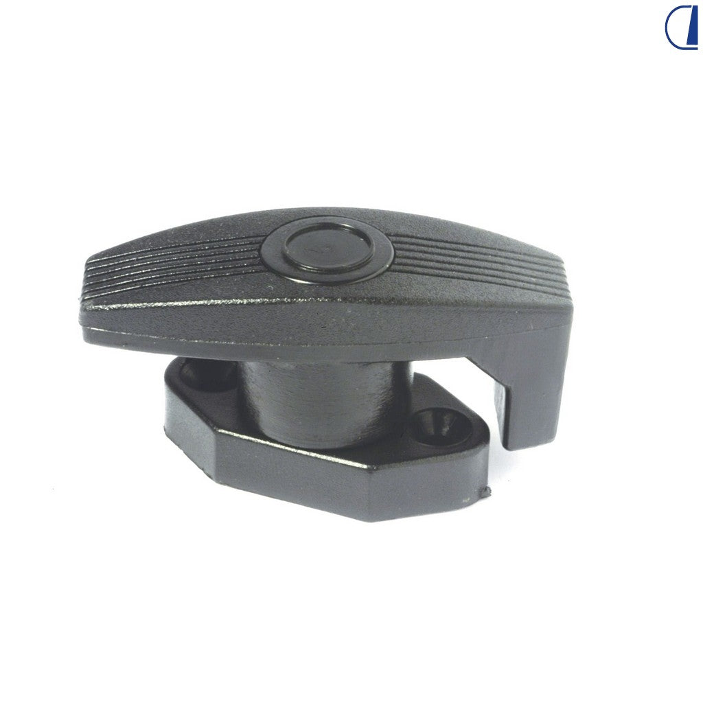 Fermaporta per porta scuderia camper, nero