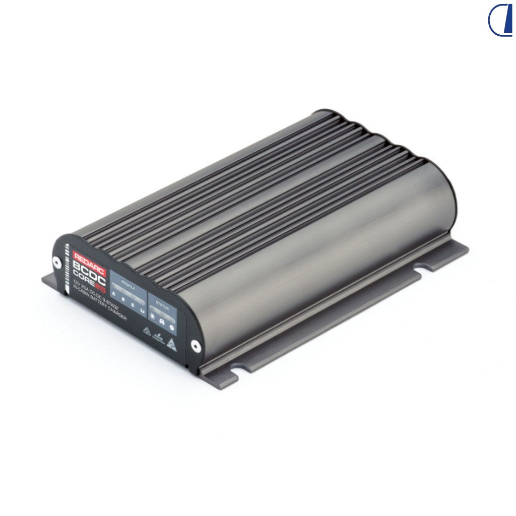 Redarc Caricabatterie DC/DC 12V 25A 3 stadi MPPT per camper