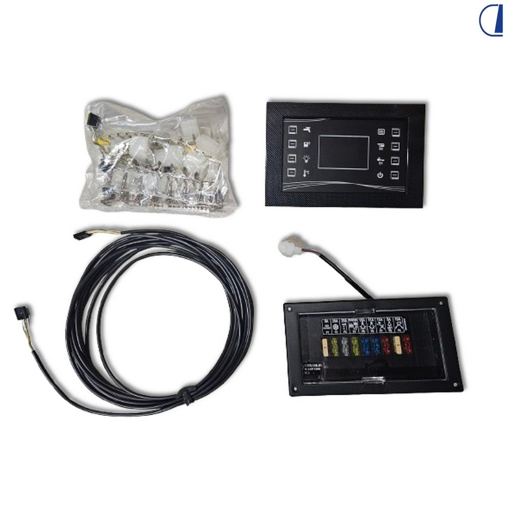Di-Tec Kit sostituzione pannello NE100 NE129 TE42 TE10 con portafusibili NE274