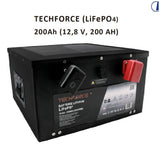 Techforce Batteria LiFePO4 12,8V 200Ah sottosedile con Bluetooth