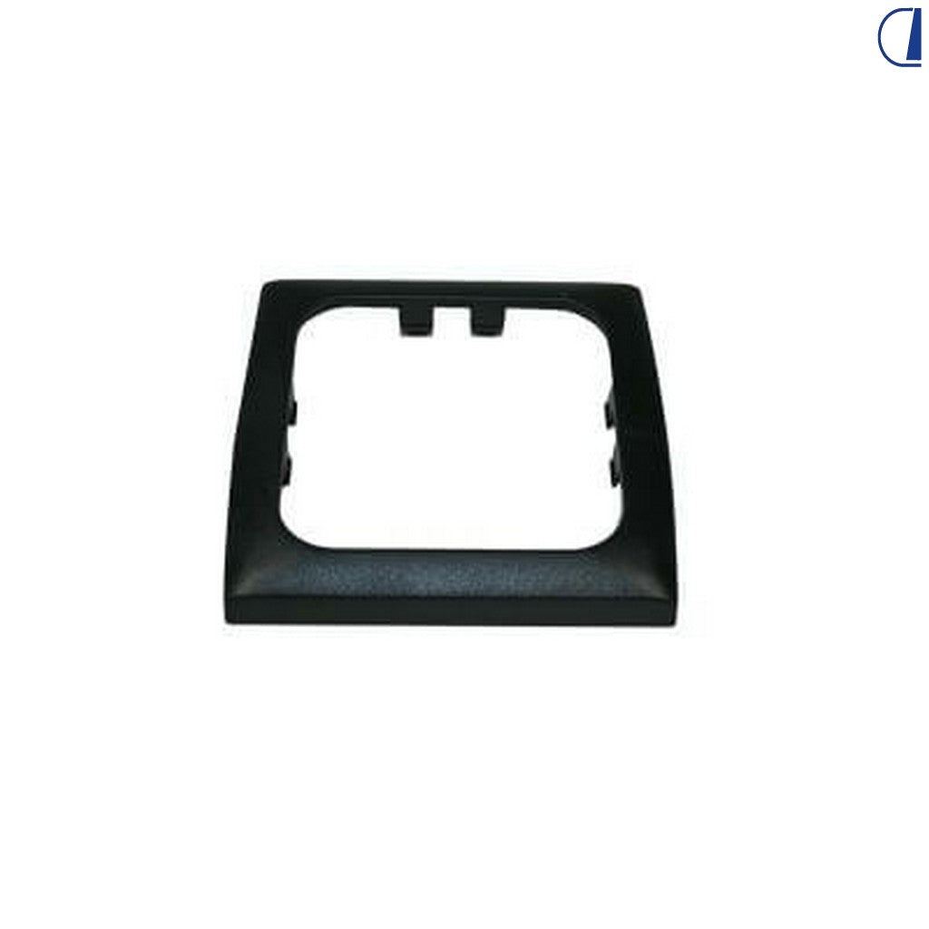 Di-Tec Cornice di copertura Opal singola nera per prese serie C-Line