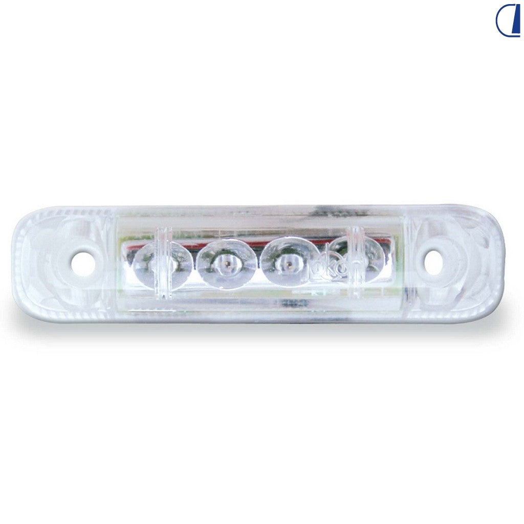 Di-Tec Luce di posizione bianca per camper