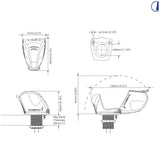Di-Tec Doppia presa USB-A 5V 2×2,1A IPX4 per camper
