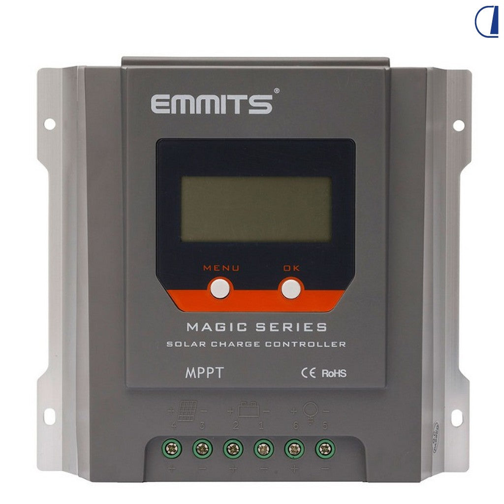 Di-Tec Regolatore di carica solare MPPT 20A 12/24V con display LCD