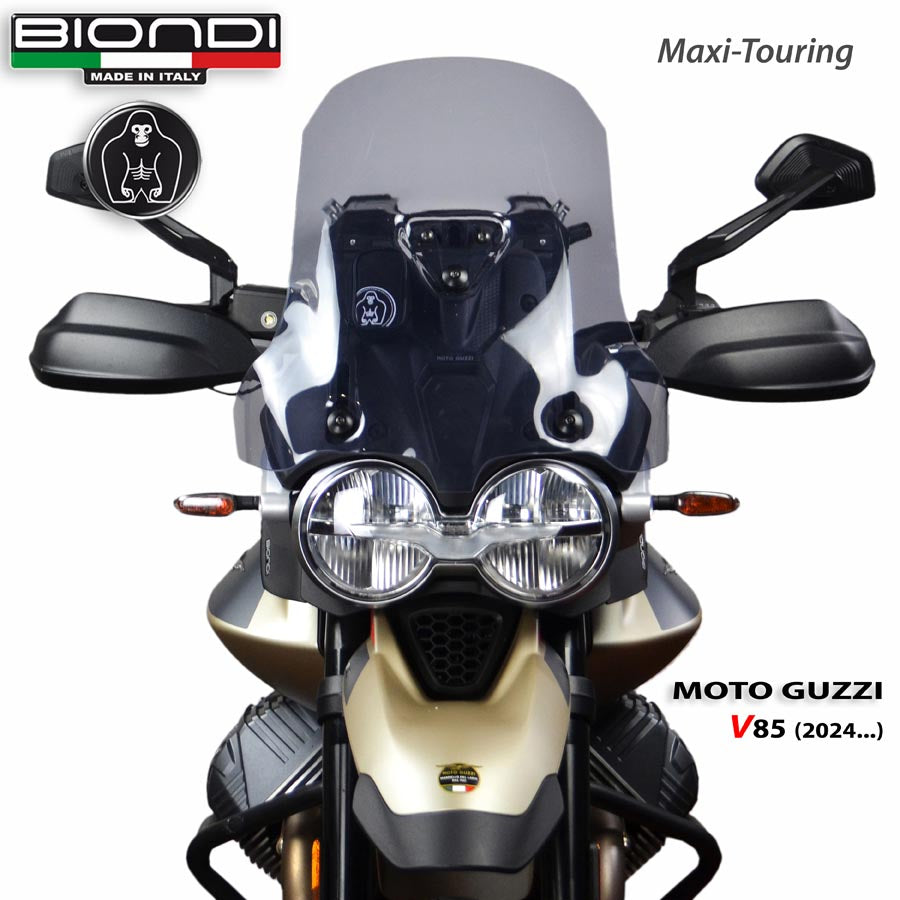 Biondi Cupolino Touring Fumè Chiaro Moto Guzzi V85 TT 2024