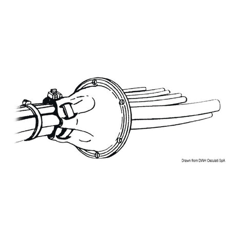 Osculati Cuffia conica passacavi in PVC 03.407.00