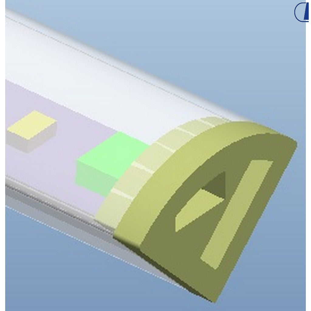 Profilo triangolare LED per veranda 0,5 m