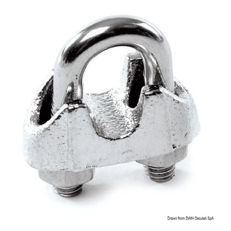 Osculati Edelstahl-U-Bügelschelle von 3/4 bis 19/21 mm 04.181.01