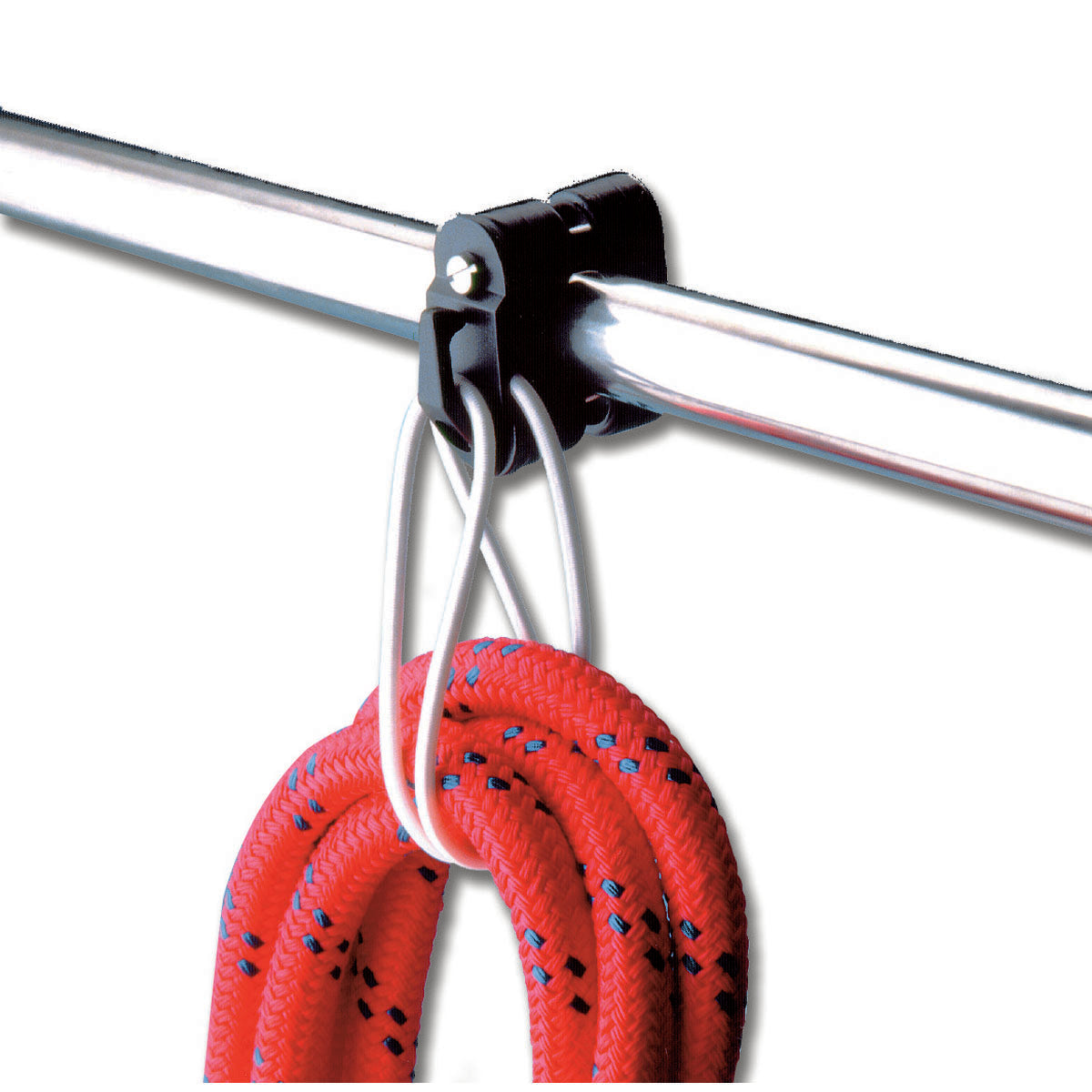 Trem-Haken für Nylonseil und Ringhalter zur Befestigung des Rohrs, Universalmodell