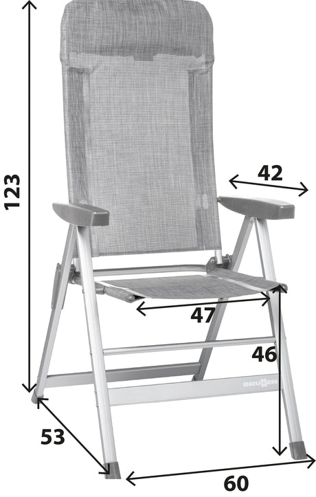 Brunner Skye Stuhl Hellgrau