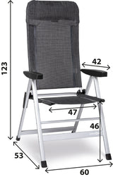 Brunner Sedia Skye Grigio Scuro