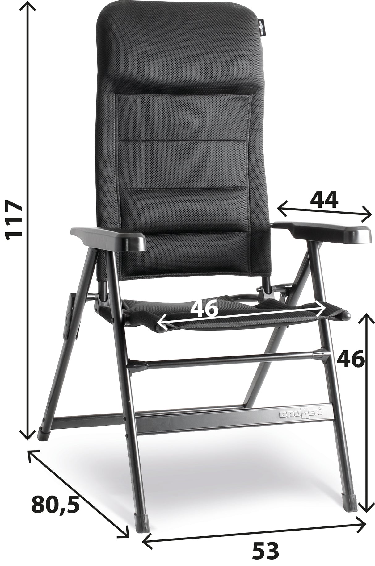 Brunner Sedia Aravel 3D MEDIUM Nero