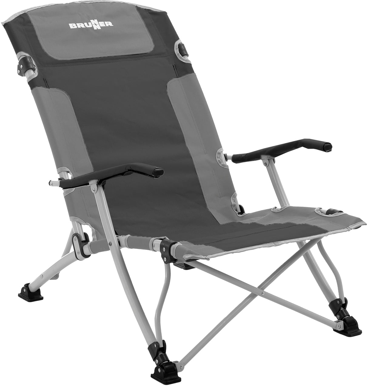 Silla de playa Brunner Bula XL Negro-Gris