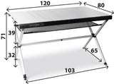 Tavolo Pieghevole Brunner Accelerate 4 Compack 120 x 80 x H71 cm
