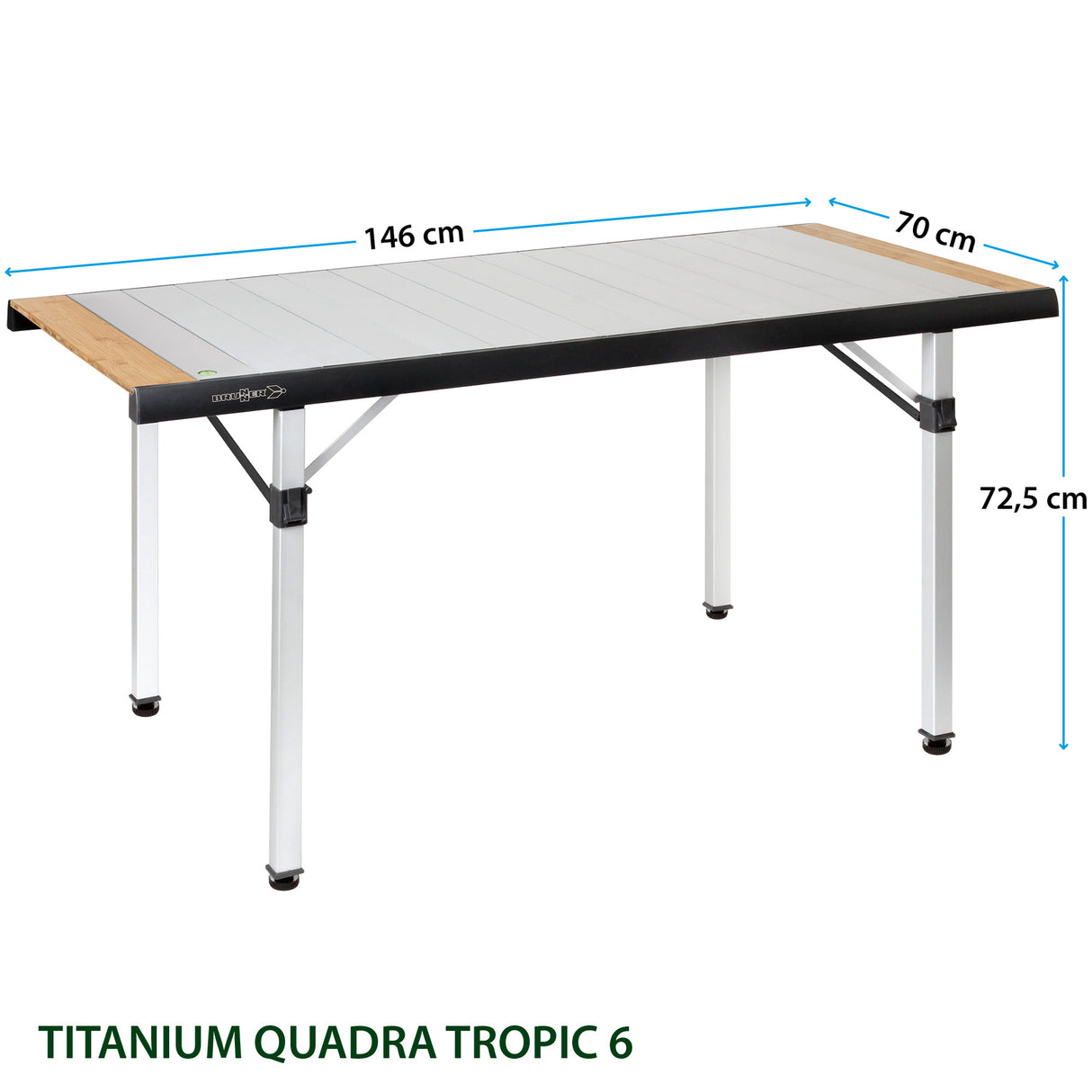 Brunner Tavolo Quadra Tropic 6 Adjusta 0406096N