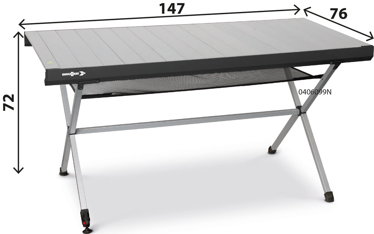 Tavolo Titanium Axia 6 Brunner 147 x 76 x H72 cm