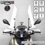 Biondi Parabrezza Ricambio Club Piaggio Beverly 300/400 HPE 2021-2025 Trasparente