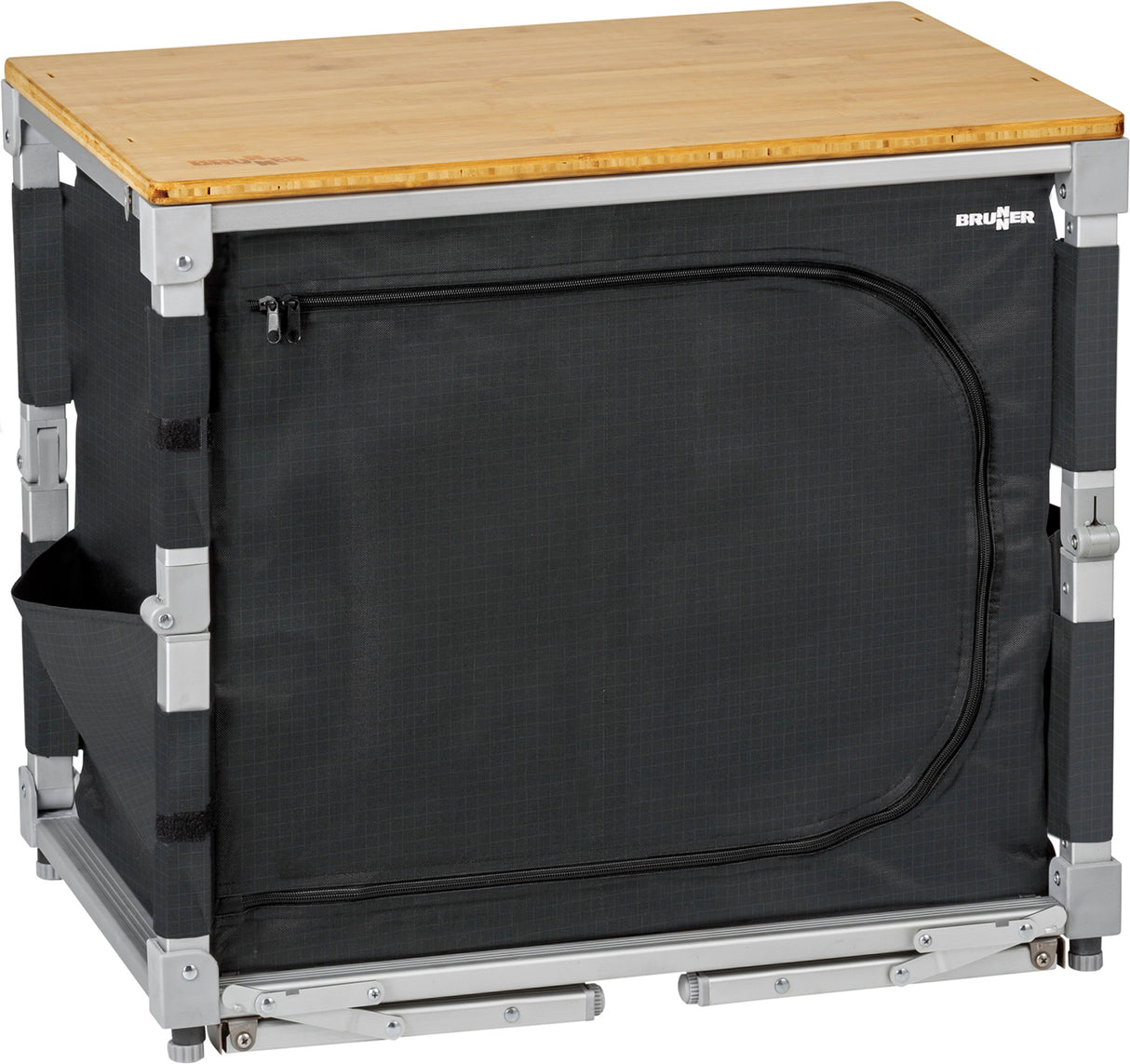 Mobiletto Azabache Cube Brunner 65 x 45 x H58/81 cm