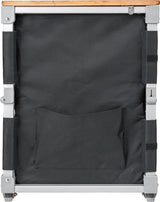 Mobiletto Azabache Cube Brunner 65 x 45 x H58/81 cm