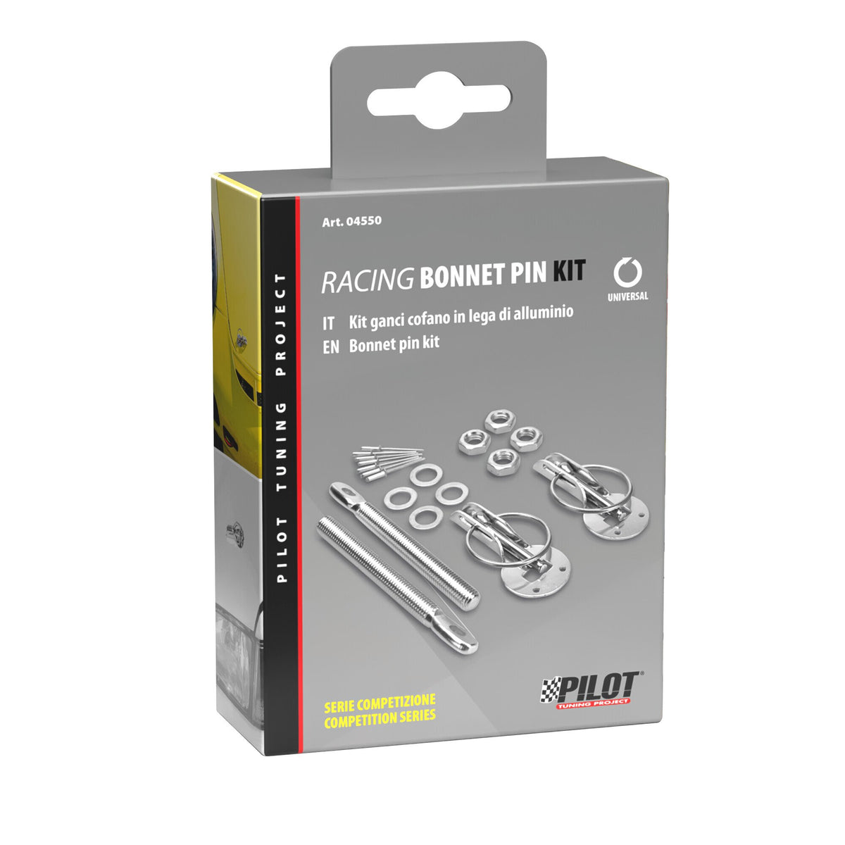 Pilot GC-0, kit ganci cofano competizione
