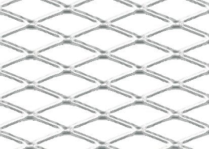 Pilot Racing Grill - Rombo medio 6x12 mm - 100x33 cm - Lucido