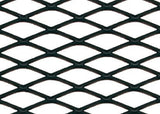 Pilot Racing Grill - Rombo medio 6x12 mm - 100x33 cm - Nero anodizzato