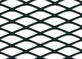 Pilot Racing Grill - Rombo medio 6x12 mm - 100x33 cm - Nero anodizzato